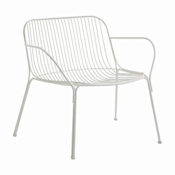 Lounge Sessel HiRay metall weiß / Metall - Kartell - Weiß günstig online kaufen