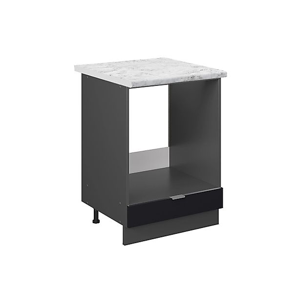 Vicco Herdumbauschrank Fame-Line Herdschrank Schwarz Gestreift 60 cm AP Mar günstig online kaufen