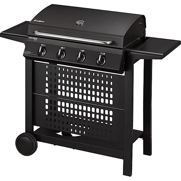 Enders® Gasgrill San Diego Next 4 mit 4 Brennern Schwarz günstig online kaufen
