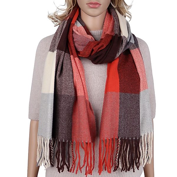 MIRROSI Modeschal weicher und warmer karierter günstig online kaufen