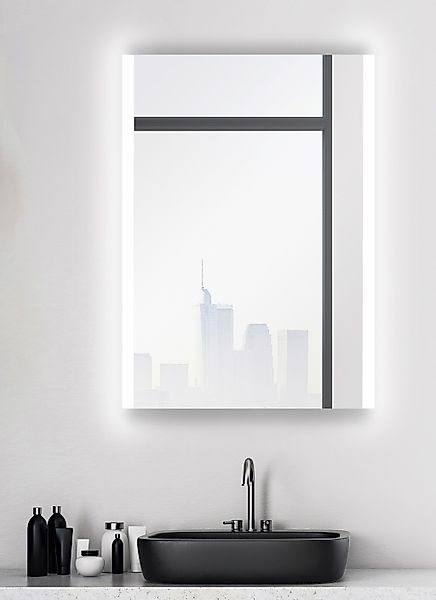 DSK Design LED-Lichtspiegel Chryst. Duoro 50 cm x 70 cm günstig online kaufen