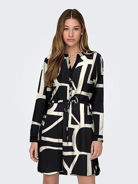 ONLY Druckkleid ONLCORY LIFE L/S V-NECK TUNIC WVN NOOS Sommerkleid mit Tail günstig online kaufen