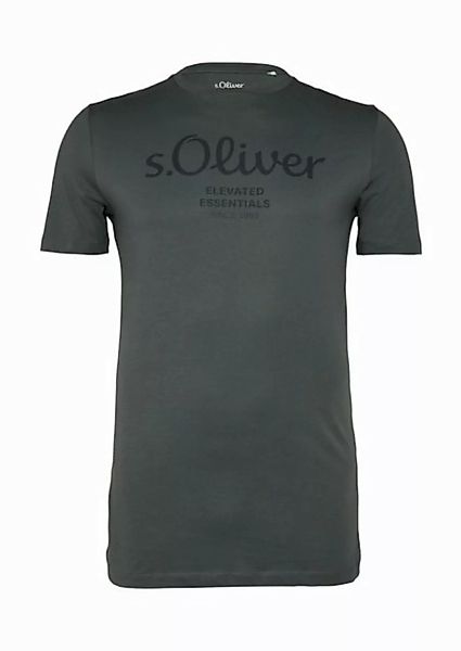 s.Oliver Kurzarmshirt T-Shirt mit Logo-Print günstig online kaufen