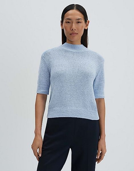 someday Kurzarmpullover Tavery detail aus Bändchengarn mit weichem Griff Sc günstig online kaufen