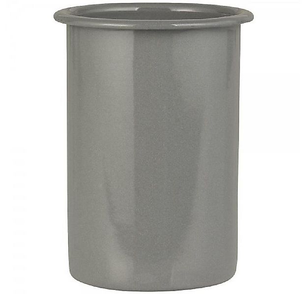 Ib Laursen Waschtisch-Set Ib Laursen Zahnbecher Emaille Grau (12x8cm) günstig online kaufen