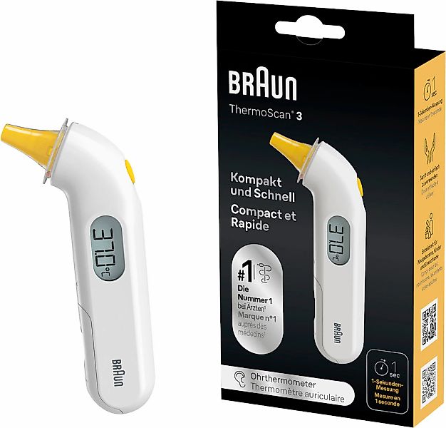 Braun Ohr-Fieberthermometer "ThermoScan 3, IRT3030" günstig online kaufen