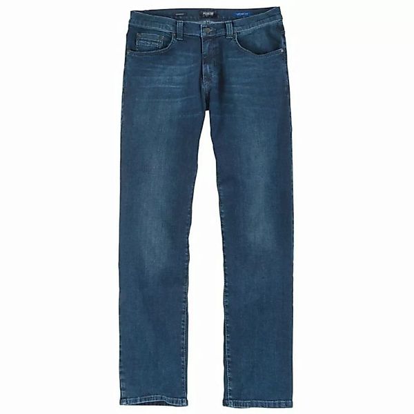 Pionier Bequeme Jeans Große Größen Stretch-Jeans blue/black used mustache P günstig online kaufen