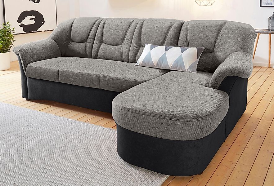 DOMO collection Ecksofa »Sarafina zeitlos und komfortabel, optional mit Fed günstig online kaufen