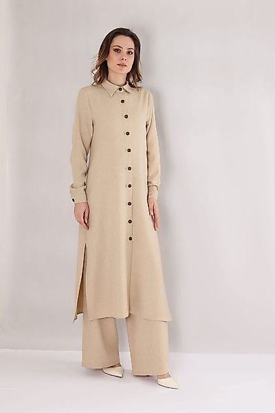 fashionshowcase Longtunika mit Kragen und Knöpfen günstig online kaufen
