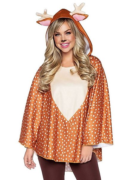 Leg Avenue Kostüm Reh Poncho Rentier Karnevalskostüm Damen Fasching, Einfac günstig online kaufen