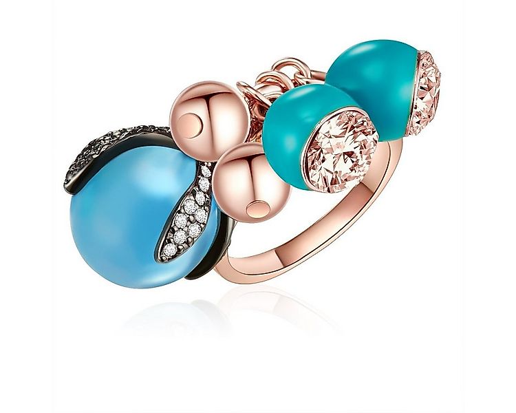 Lulu & Jane Fingerring roségold, Metall-Legierung günstig online kaufen