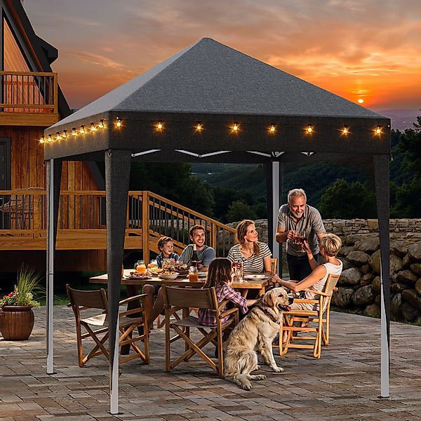 HOMALL Faltpavillon Faltbares Gartenzelt Gazebo 2*2/3*3 UV-Schutz 50+ Party günstig online kaufen