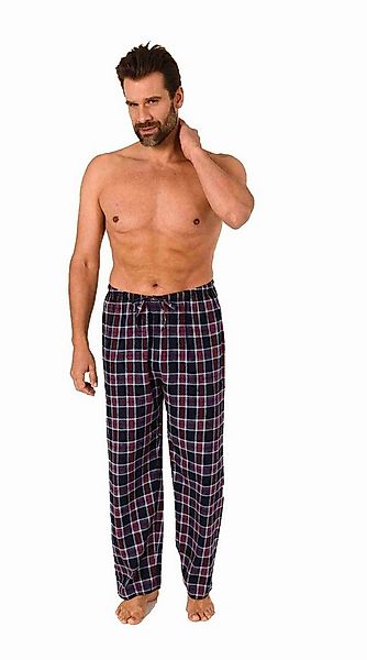 Trend by Normann Pyjama Herren Flanell Schlafanzug Hose lang kariert aus Ba günstig online kaufen