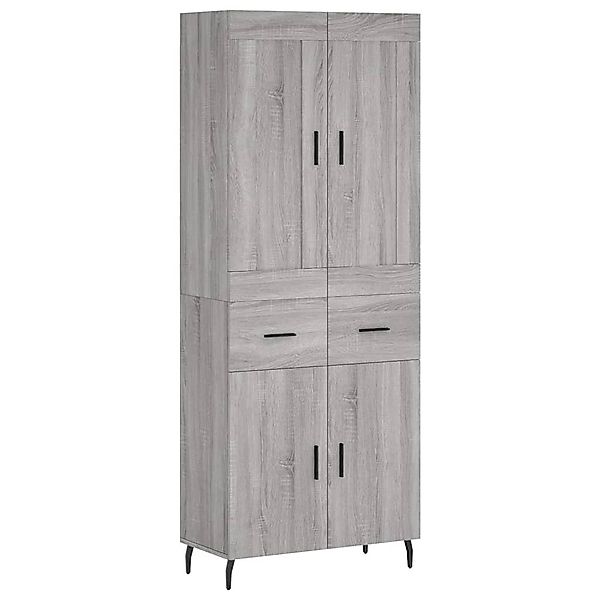 vidaXL Highboard Highboard Grau Sonoma 69,5x34x180 günstig online kaufen