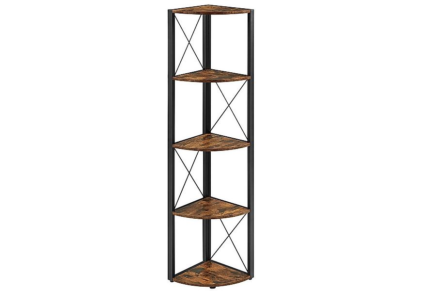 VASAGLE Eckregal Bücherregal, mit 5 Ebenen, Standregal, 30 x 30 x 160 cm günstig online kaufen