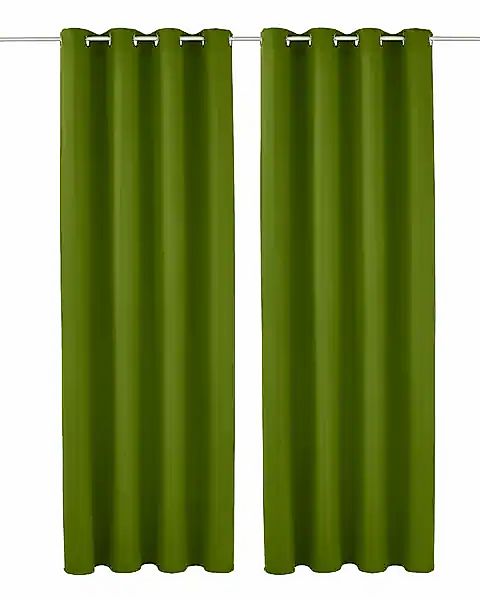 my home Vorhang »Raja« Ösen 2 Stk. tlg. 2er-Set, Bestseller, einfarbig, mod günstig online kaufen