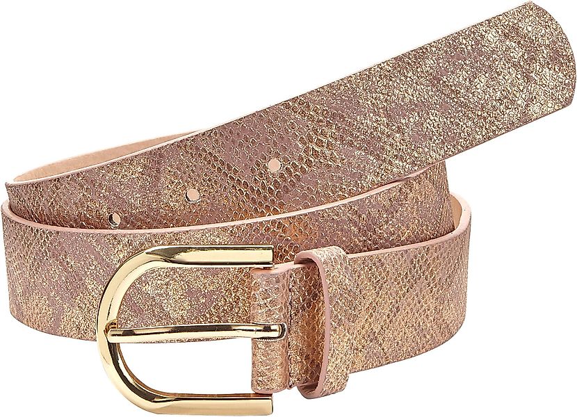 LASCANA Hüftgürtel Hosengürtel im Metallic-Look, Gürtel, günstig online kaufen