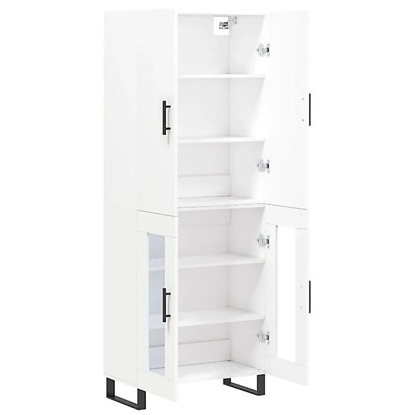 vidaXL Highboard Weiß 69,5x34x180 cm Holzwerkstoff 3195755 günstig online kaufen