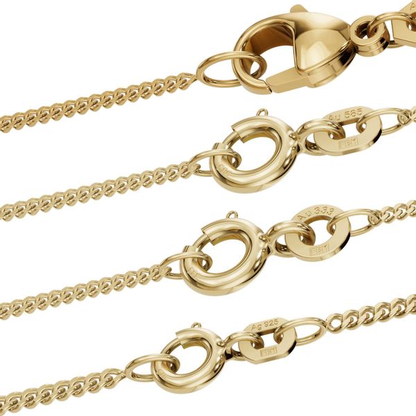 HOPLO Panzerkette Goldkette Panzerkette Halskette Breite günstig online kaufen