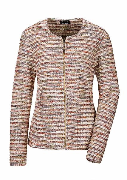 GOLDNER Kurzjacke "Elegante Bouclé-Jacke mit Multicolor-Design" dekorativer günstig online kaufen