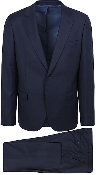 Suitable Anzug Birds Eye Wolle Dunkelblau - Größe 102 günstig online kaufen