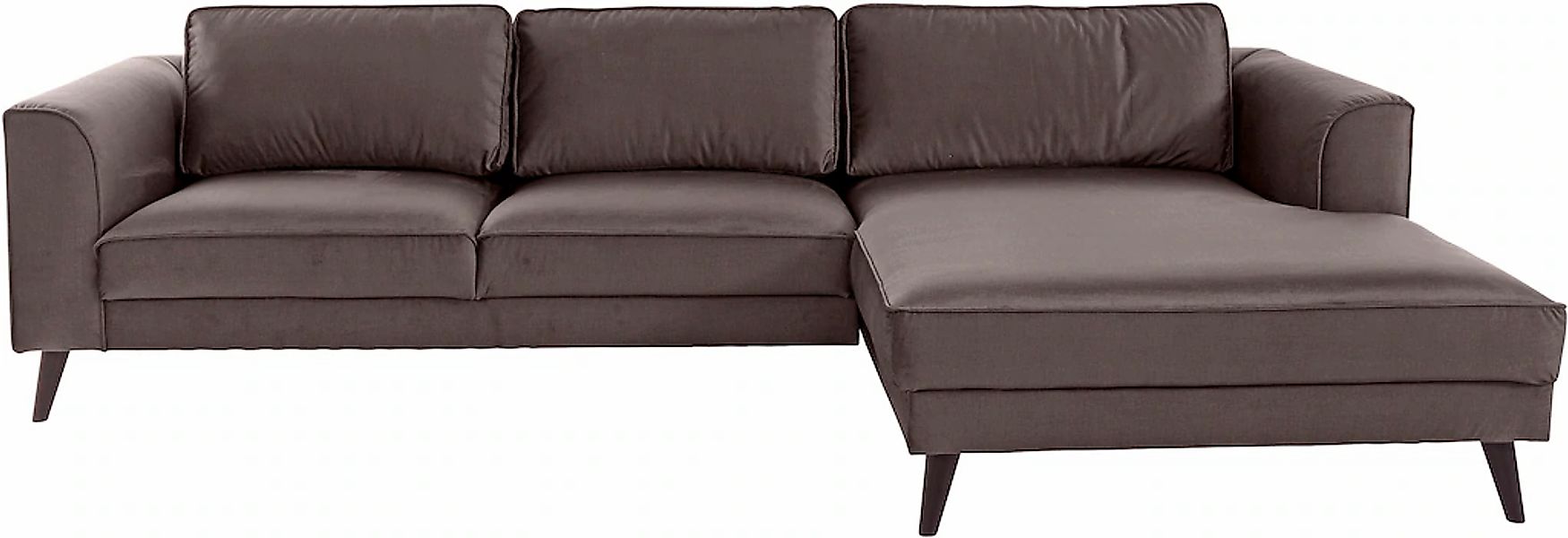 INOSIGN Ecksofa "Lumber Jack, elegant und bequem, Breite 280, hoher Fuß, L- günstig online kaufen