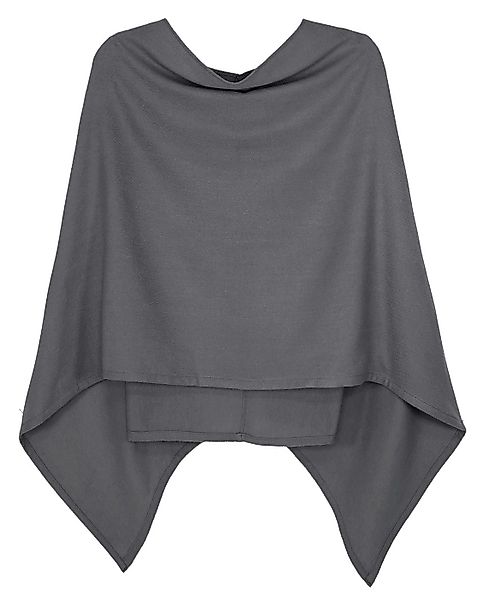 dy_mode Strickponcho Damen Poncho in Unifarben günstig online kaufen