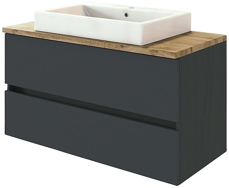 welltime Waschtisch Livorno (Set, 2-St), mit 2 Schubladen, Keramik günstig online kaufen