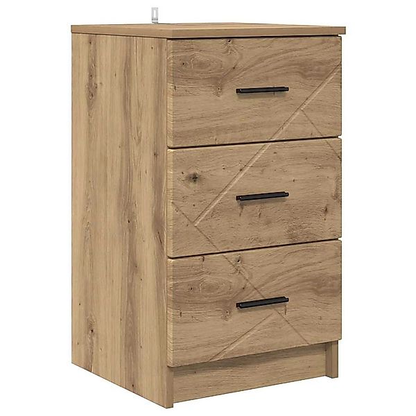 vidaXL Nachttisch Artisan-Eiche 38 x 38 x 66 cm Holzwerkstoff 883383 günstig online kaufen