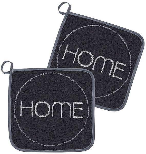 Kracht Topflappen Home, (2-tlg., 2-teilig), 2er Set Topflappen, Baumwoll Fr günstig online kaufen