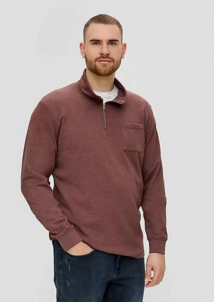 s.Oliver Sweatshirt Sweatshirt mit Stehkragen günstig online kaufen