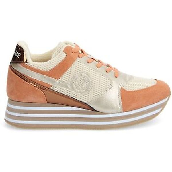 No Name  Sneaker PARKO JOGGER W - MESH/SDE/NACRE - BLANC CASSE/MARRON CLAIR günstig online kaufen