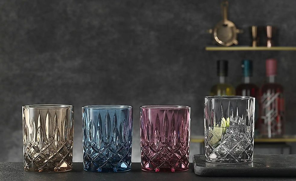 Nachtmann Whiskygläser  2er Set Noblesse ¦ rosa/pink ¦ Glas ¦ Maße (cm): H: günstig online kaufen