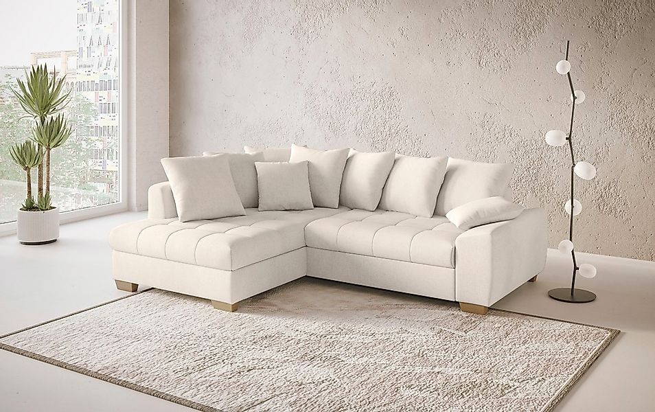 Mr. Couch Ecksofa "Nikita II, L-Form", Wahlweise mit Bettfunktion, Bettkast günstig online kaufen