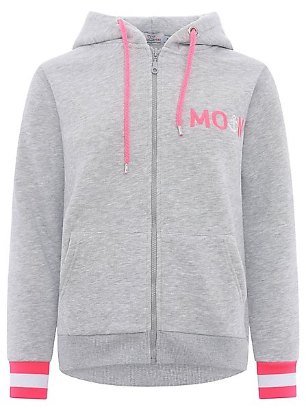 Zwillingsherz Kapuzensweatjacke Regular Fit, Stickerei, Reißverschluss, günstig online kaufen