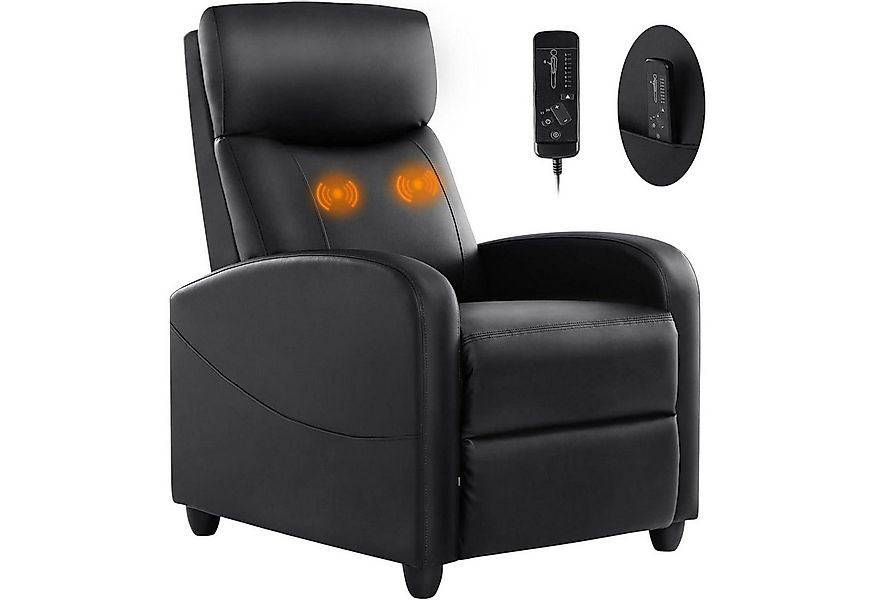 DUMOS Massagesessel Relaxsessel Fernsehsessel mit Liegefunktio (Relax-Massa günstig online kaufen