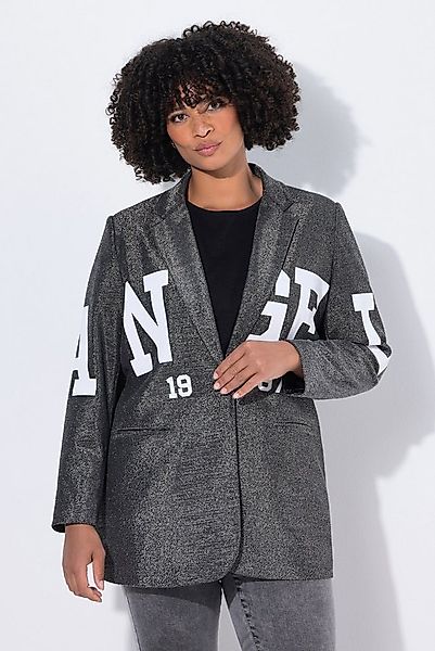 Angel of Style Blusenblazer Blazer Straight Fit Glitzer Buchstaben-Applikat günstig online kaufen