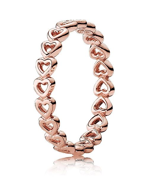 Pandora Fingerring Gereihte Herzen günstig online kaufen