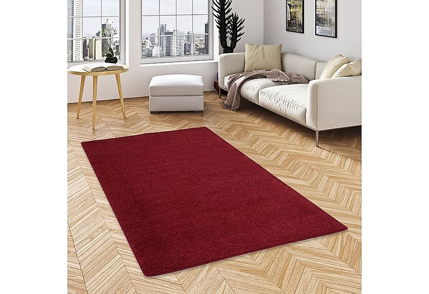 Snapstyle Veloursteppich Hochflor Velours Teppich Mona, Rechteckig, Höhe: 1 günstig online kaufen