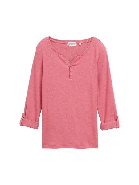 TOM TAILOR Henleyshirt mit Turn-Up-Arm günstig online kaufen