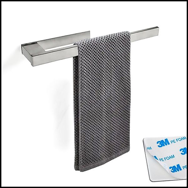 LIVINA HOME Handtuchhalter ohne Bohren 40cm Edelstahl, Handtuchstange zum K günstig online kaufen