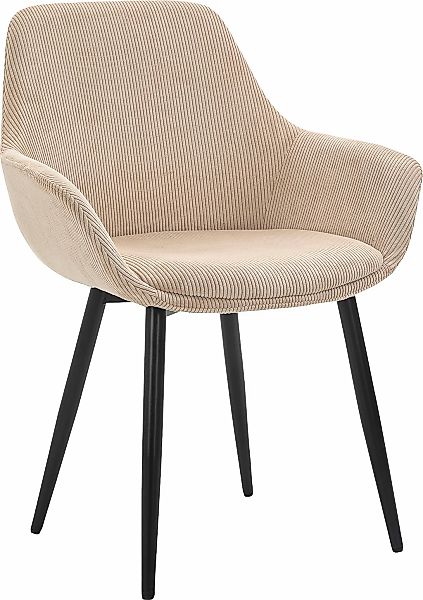 SalesFever Armlehnstuhl "Komfortabler Esszimmerstuhl im zeitlosen Design", günstig online kaufen