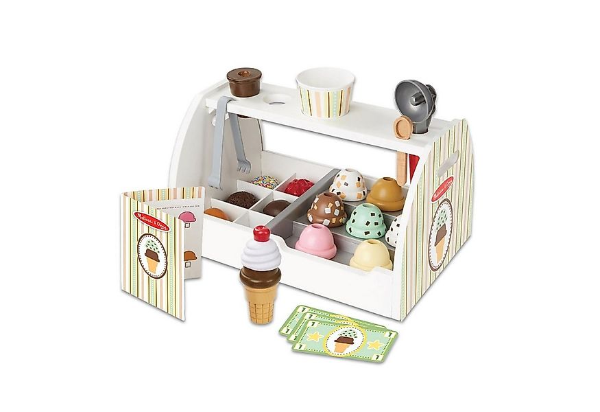 Melissa & Doug Kinder-Haushaltsset Eistheke aus Holz Rollenspiel Holzspielz günstig online kaufen