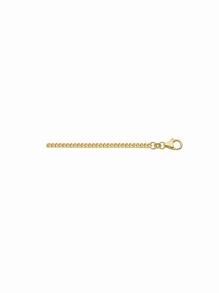 Adelia´s Goldkette "585 Gold Flach Panzer Halskette Ø 2,4 mm", Goldschmuck günstig online kaufen
