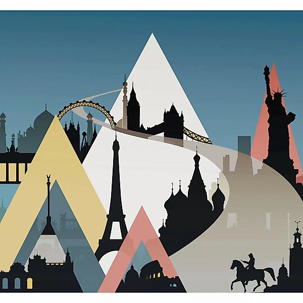 Komar Vliesfototapete Sightseeing 300 cm x 280 cm günstig online kaufen