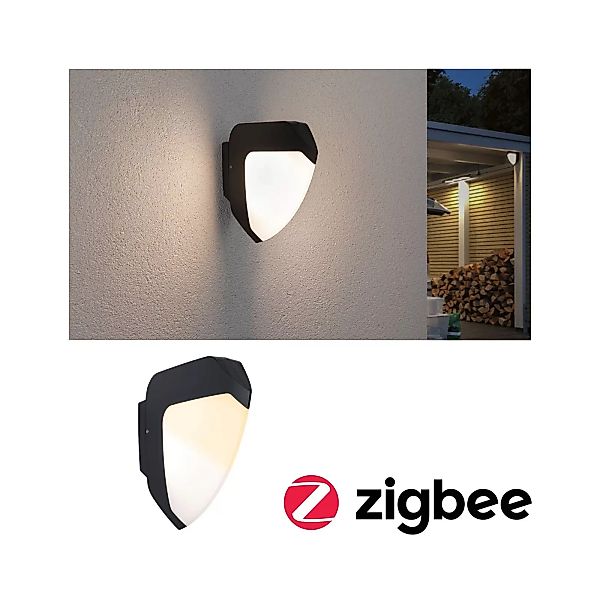 Paulmann Ikosea LED-Außenwandleuchte, ZigBee 3.0 günstig online kaufen