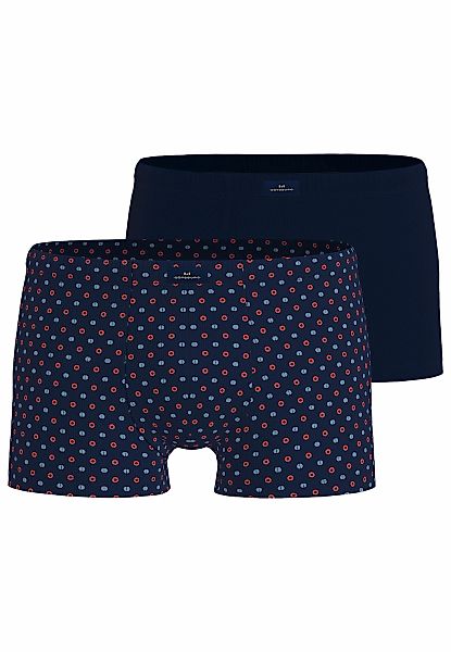 GÖTZBURG Retro Pants "Glasgow" 2er Pack, gemustert, basic, kurz, eng, atmun günstig online kaufen