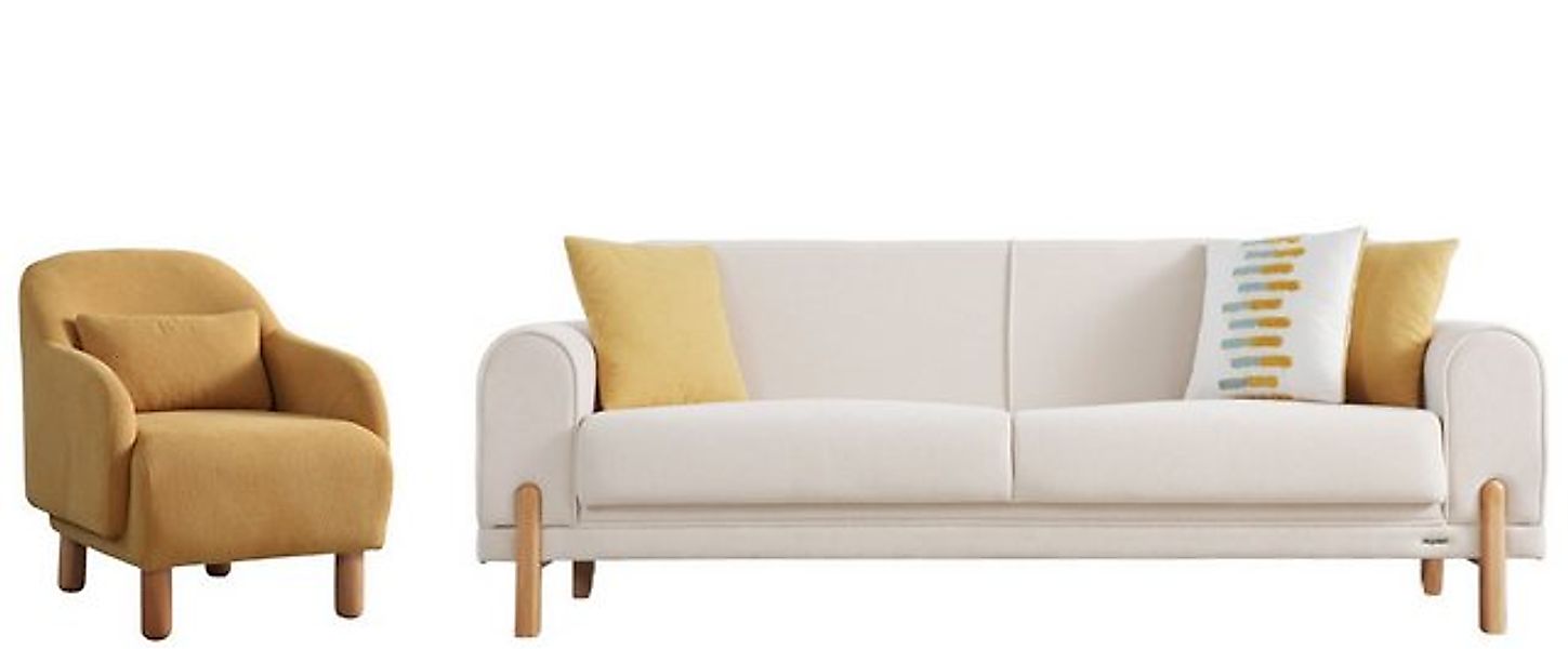 Villa Möbel Polstergarnitur Velmar, (2-tlg), Hand Made Qualtiy, Schlaffunkt günstig online kaufen