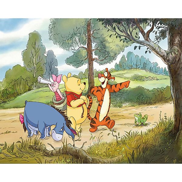 Komar Fototapete Winnie the Pooh Expedition B/L: ca. 250x200 cm günstig online kaufen