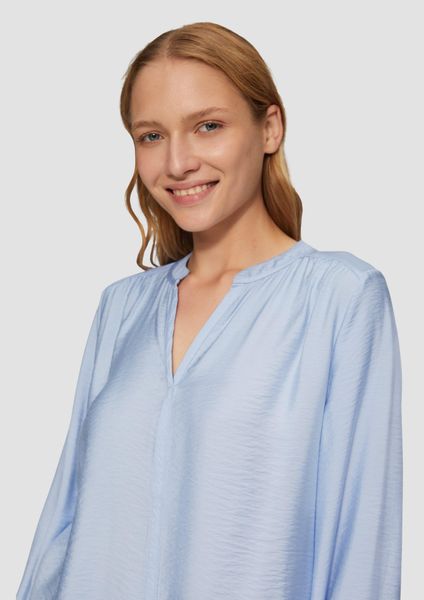 s.Oliver Langarmbluse Strukturierte Bluse aus Viskosemix günstig online kaufen